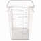 Carlisle Foodservice Squares Polycarbonate Food Storage Container, 22 qt, 11 13 x 11.13 x 15.72, Clear, Plastic 1195607 - alternate 2
